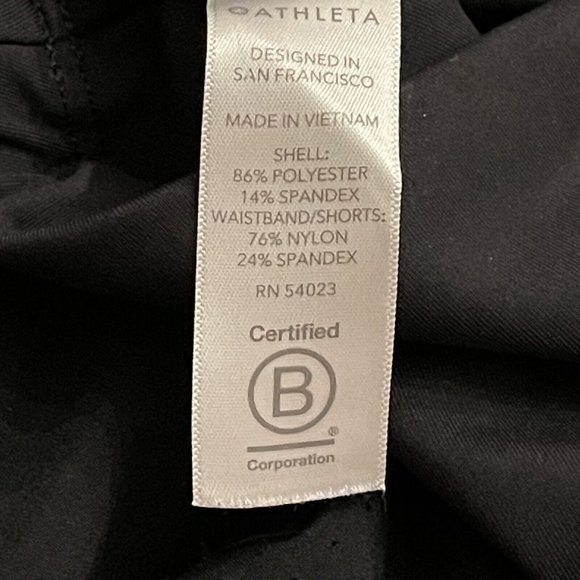 Athleta Black Run With It Skort Size X-Small Golf Tennis Pickleball Activewear - Picture 6 of 10